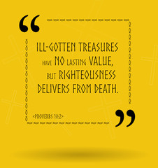 Bible quotes about real treasures