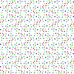 dotted RGB colors conection  seamless pattern