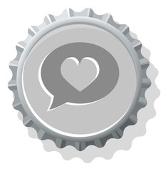 bottle cap symbol icons