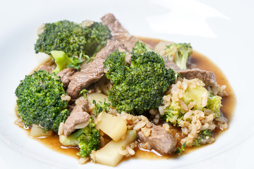 Beef and Broccoli stir fry