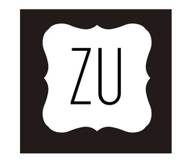 ZU Initial Logo for your startup venture