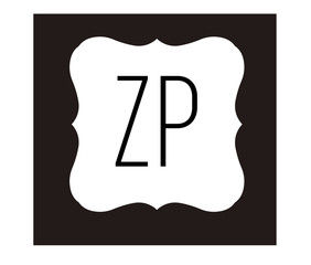 ZP Initial Logo for your startup venture