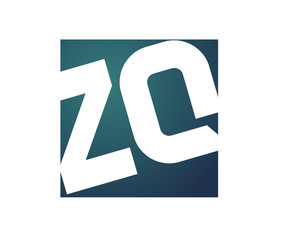 ZQ Initial Logo for your startup venture