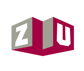 ZU Initial Logo for your startup venture