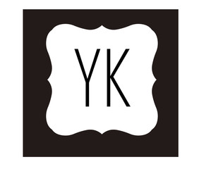 YK Initial Logo for your startup venture