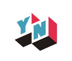 YN Initial Logo for your startup venture