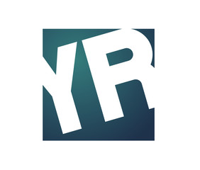 Fototapeta premium YR Initial Logo for your startup venture