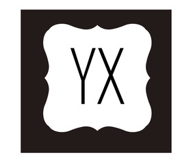 YX Initial Logo for your startup venture