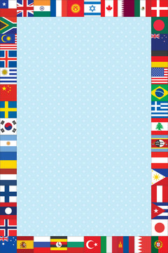 international flag page border
