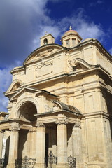 Fototapeta na wymiar The Church of St Catherine in Valletta, Malta