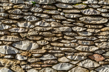 Stonework, fragment of a wall