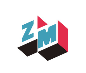 ZM Initial Logo for your startup venture