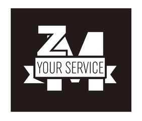 ZM Initial Logo for your startup venture