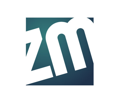 ZM Initial Logo for your startup venture