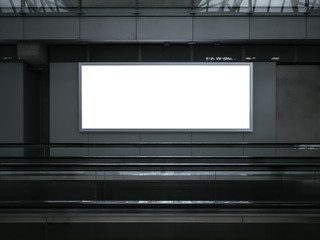 Blank Light Box Poster Billboard Banner Escalator indoor