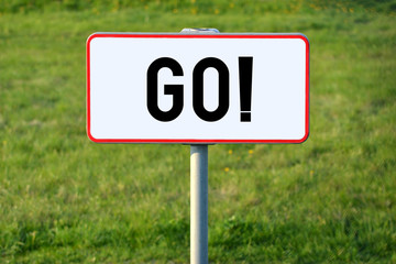 Go signpost