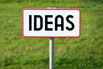 Ideas signpost