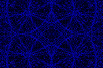 Illustration of a blue ornament