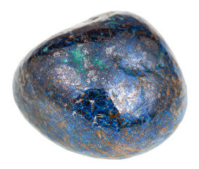 polished blue Azurite (Chessylite) gemstone