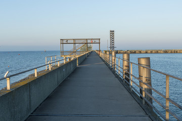 Fototapeta premium Friedrichshafen pier and sightseeing tower