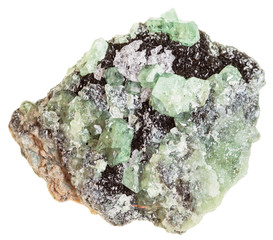 druse of Demantoid crystals (green garnet)