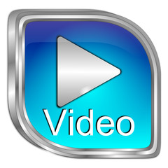 Play Video Button - 3D illustration