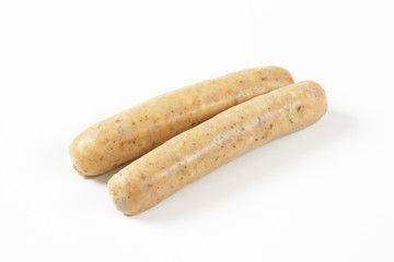White Polish sausages