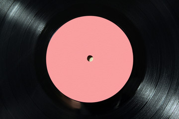 vinyl record close-up