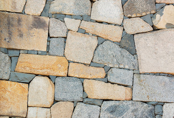 Stone wall texture patterns background.