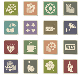casino icon set