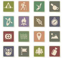day of skouts icon set