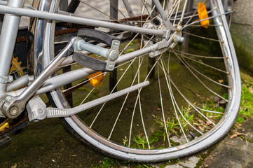 Verbogene Fahrradfelge