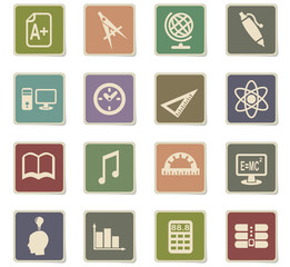 education icon set