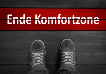 Ende der Komfortzone - Konzept