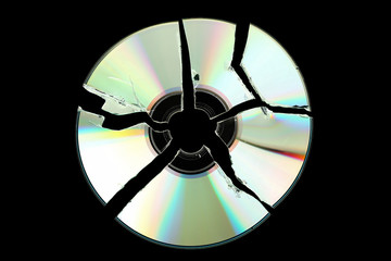 broken cd - obrazy, fototapety, plakaty