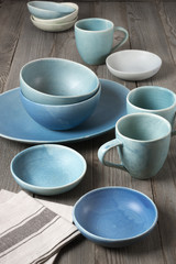 Handmade ceramic dishware