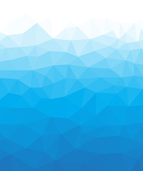 Blue polygonal mosaic background