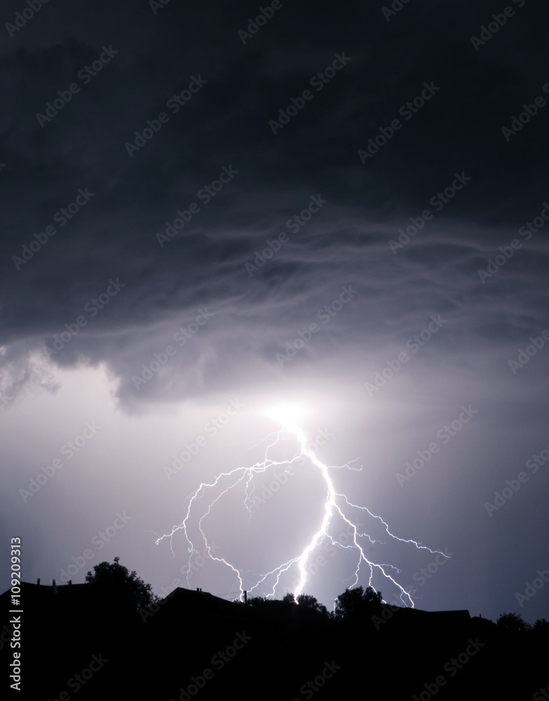 Canvas Prints lightning