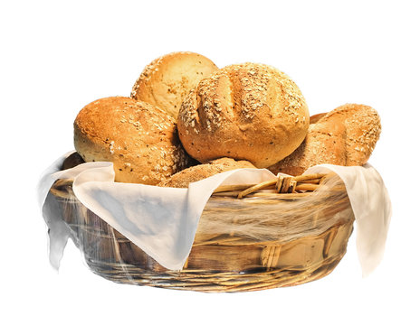 bread  in basket