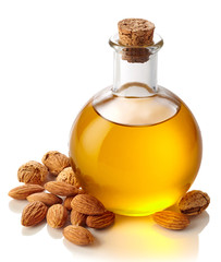 Almond oil and almonds