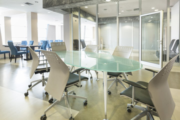 Fototapeta na wymiar Interiro of a modern meeting room