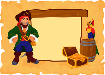 Pirate background