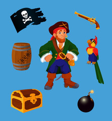 Pirate set - design elements