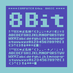 8 bit font
