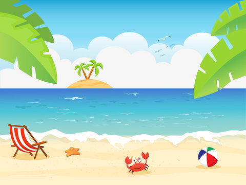 Cartoon Beach Images – Browse 273,772 Stock Photos, Vectors, and Video |  Adobe Stock