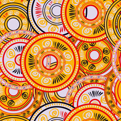 Africa triangle geometric patterns and shevron.