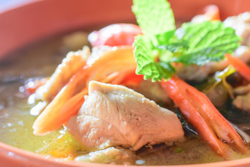 green curry chicken