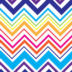 Seamless pattern with colorful chevron design
