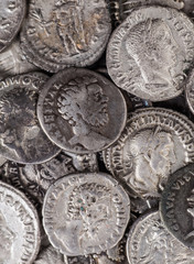 Ancient coin of the Roman Empire.