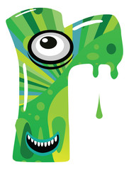 Halloween characters and buttons